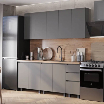 Готовая кухня Честер 2,0м, Графит