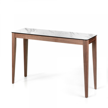 Консоль 315-X / 3082 из орехового дерева с керамической столешницей