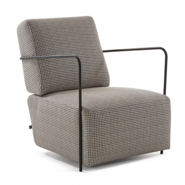 Кресло Gamer ткань бежево-коричневый