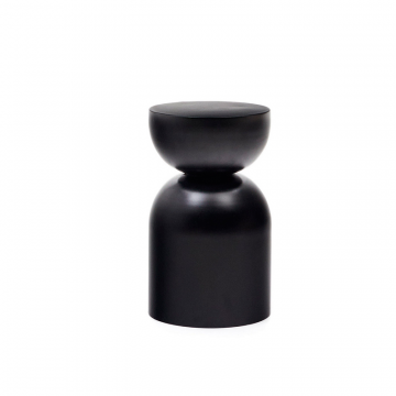 Rachel Приставной столик из металла с черной отделкой Ø 30,5 см