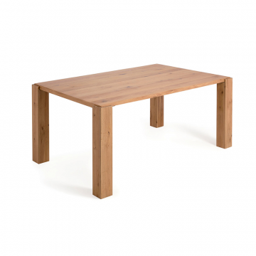 Стол Deyarina с дубовым шпоном и ножками из массива дуба 220 х 110 см