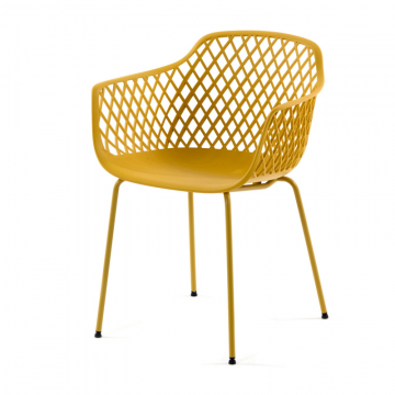 Стул-кресло Quinn желтый