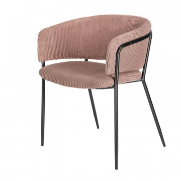 Стул Konnie розовый вельвет