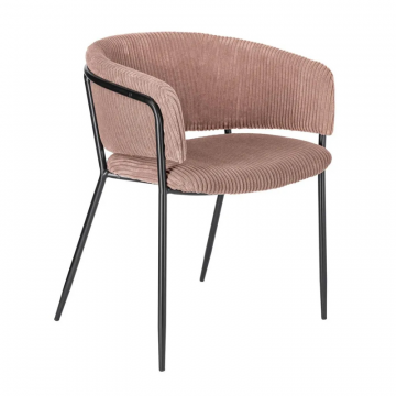 Стул Konnie розовый вельвет