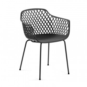 Стул-кресло Quinn темно-серый