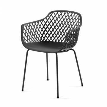 Стул-кресло Quinn темно-серый