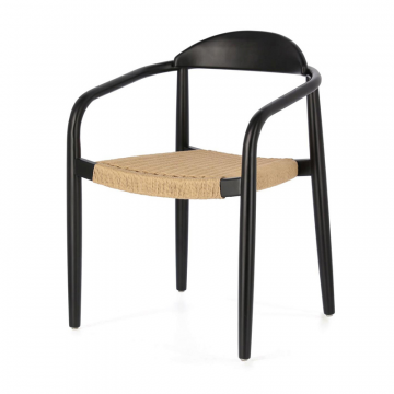 Стул Glynis черный натуральный