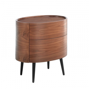 Овальная прикроватная тумбочка AC2001NS /7074