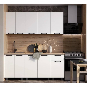 Готовая кухня Тина 1,8м, Крафт, белый