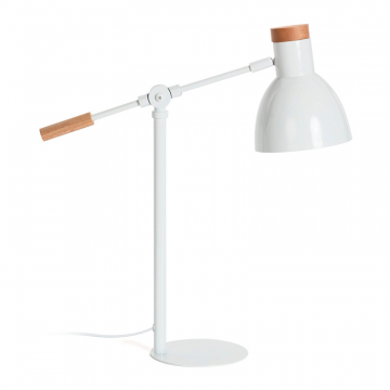 Настольная лампа Scarlett белая