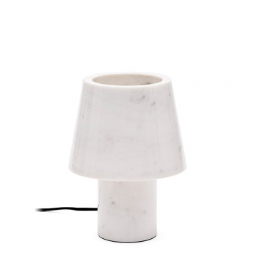 Настольная лампа Alaro из белого мрамора