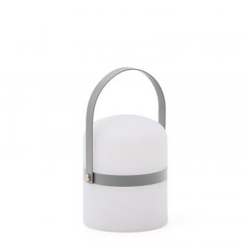 Настольная переносная мини-лампа Lame светло-серая