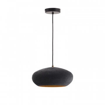 Подвесной светильник Inda из металла в черном цвете Ø 30