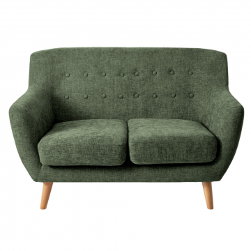 Диван Picasso двухместный зелёный, шенилл