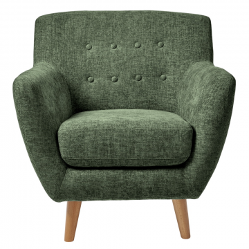 Кресло Picasso зелёный, шенилл