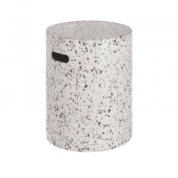 Столик Jenell терраццо белый 35 см