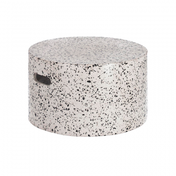 Журнальный столик Jenell terrazzo белый, Ø 52 см
