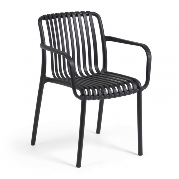Садовый стул Isabellini в черном цвете
