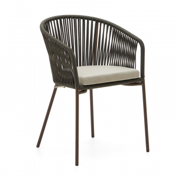 Стул Yanet из зеленой веревки