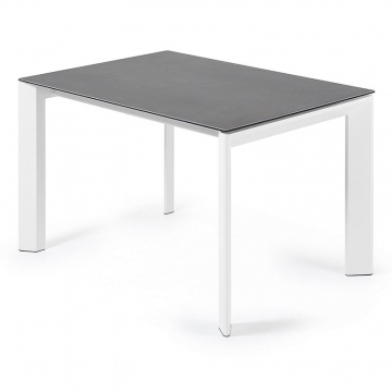 ATTA Стол 120 (180) x80 белый, керамический Vulcano Roca
