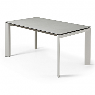 Стол Atta160 (220) x90 серый керамика