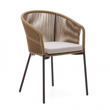 Веревочный стул Yanet бежевого цвета