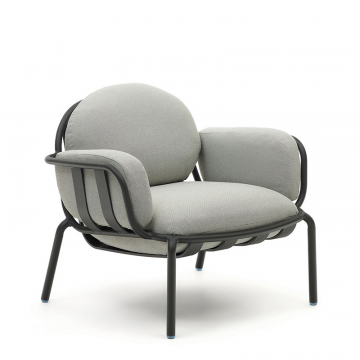 Joncols Алюминиевое кресло для улицы серого цвета