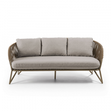 Диван 3х местный Branzie коричневый