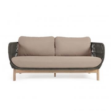 3-местный диван Catalina из зеленой веревки