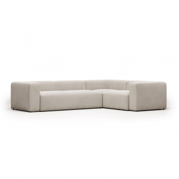 Угловой 4-х местный диван Blok 320 x 230 cm бежевый