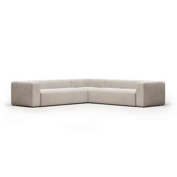 Диван угловой 6 местный Blok 320 x 320 cm бежевый