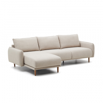 Carlota Диван 3-местный модульный с левым/правым шезлонгом бежевого цвета