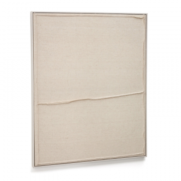 Maha Картина Белая с горизонтальной линией 82 х 102 см