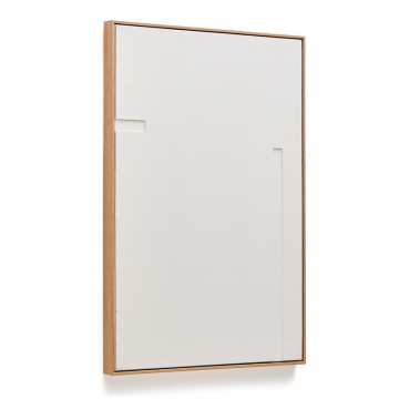 Sefri Картина с геометрическими фигурами белого цвета