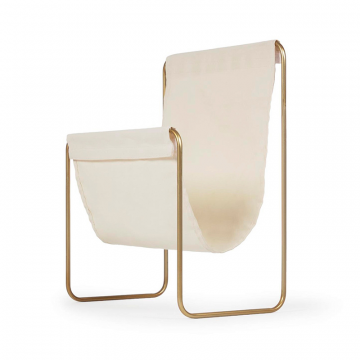 Siana Стойка для журналов из металла золотого цвета