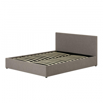 Кровать c подъемным механизмом Nahiri 160x200 серая