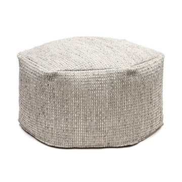 Almadraba Пуф серого цвета 100% ПЭТ 60 x 50 см