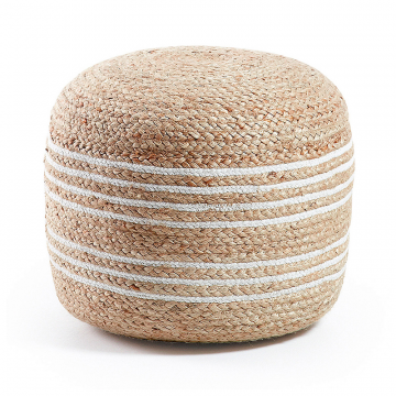 Пуф Samy натурально-белый