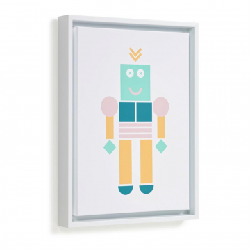 Картина с роботом Julisa, разноцветная 30 x 40 см