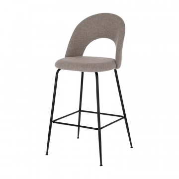 Полубарный стул Mahalia светло-серый