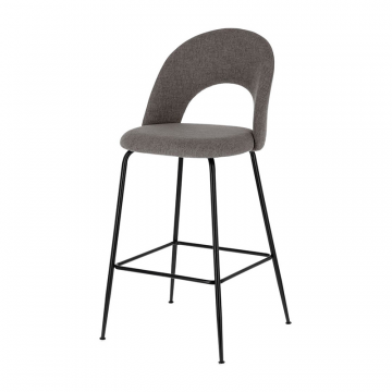 Полубарный стул Mahalia темно-серый