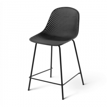 Полубарный стул Quinby серый