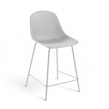 Полубарный стул Quinby белый