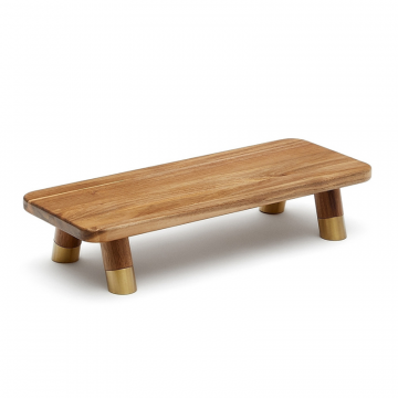 Небольшая сервировочная доска Sataya из 100% древесины акации FSC