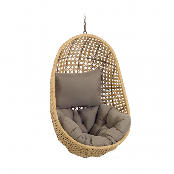 Подвесное кресло Cira с натуральной отделкой