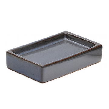 Silvet Мыльница из керамики сине-серого цвета