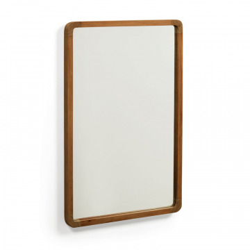 Shamel Зеркало из массива тика с отделкой под орех 45 x 70 см