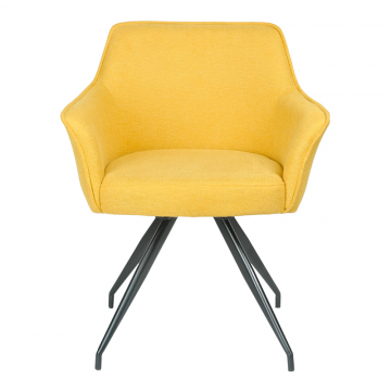 Стул обеденный Feston вращающийся желтый