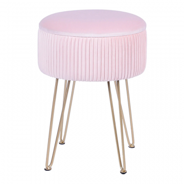 Пуф-столик Астор светло-розовый