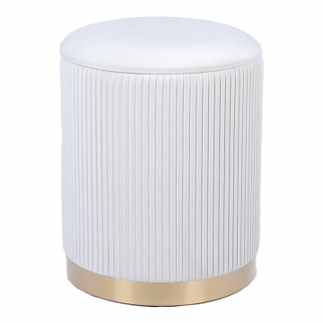 Пуф Шарлотта с ящиком велюр бежевый